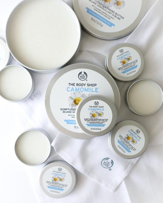THE BODY SHOP NEW CAMOMILE SUMPTUOUS CLEANSING BUTTER 20ml MINI AND SAMPLING OFFER| AD