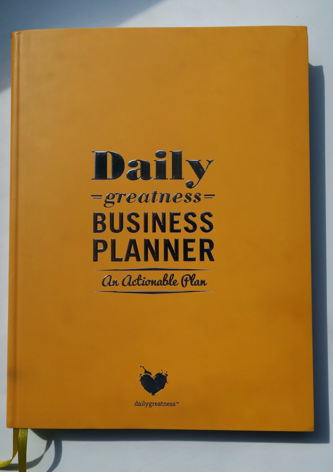 Stationery Porn Alert - Daily Greatness Business Planner and the Bullet Journal