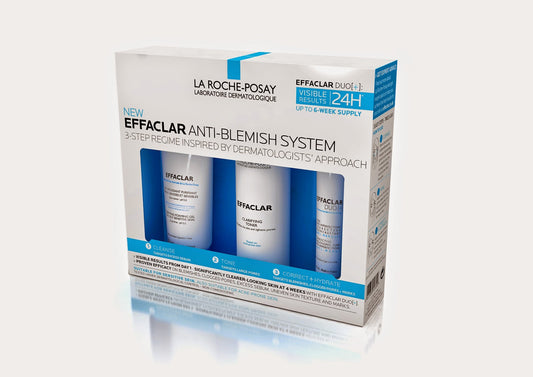 Coming soon! Effaclar 3-Step Anti-Blemish System