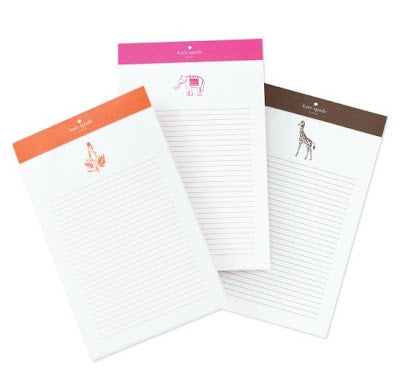Kate Spade stationery and accessories