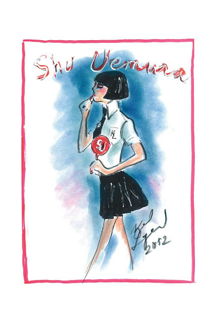 Karl Lagerfeld for Shu Uemura - first look
