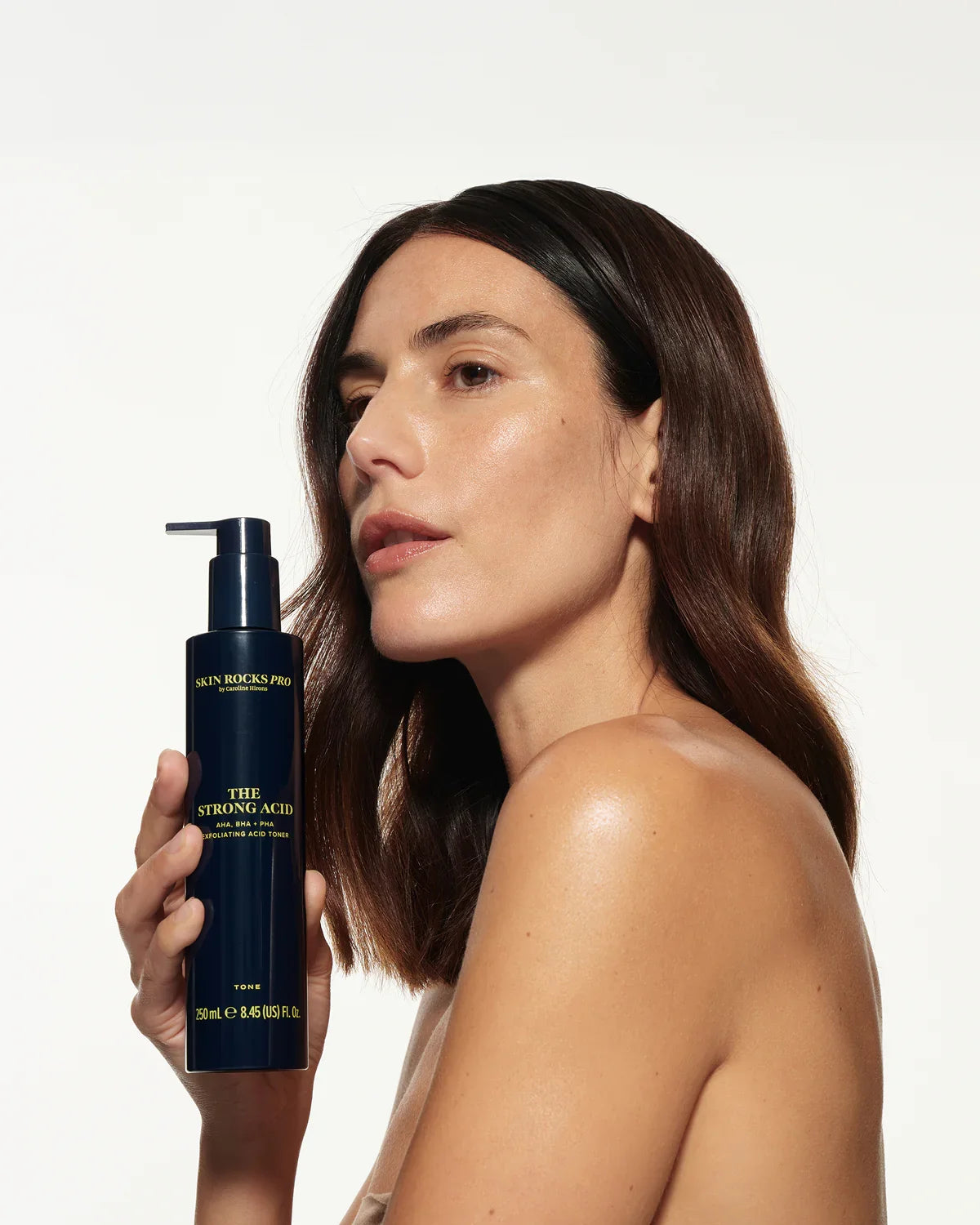 Skin Rocks by Caroline Hirons | The Strong Acid exfoliating toner with AHA BHA PHA for glowing skin